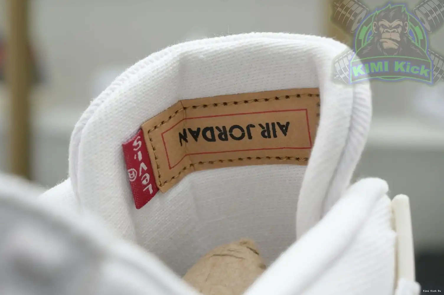 Jordan white Kimikick Air Jordan levis tag) (levis 4 0722